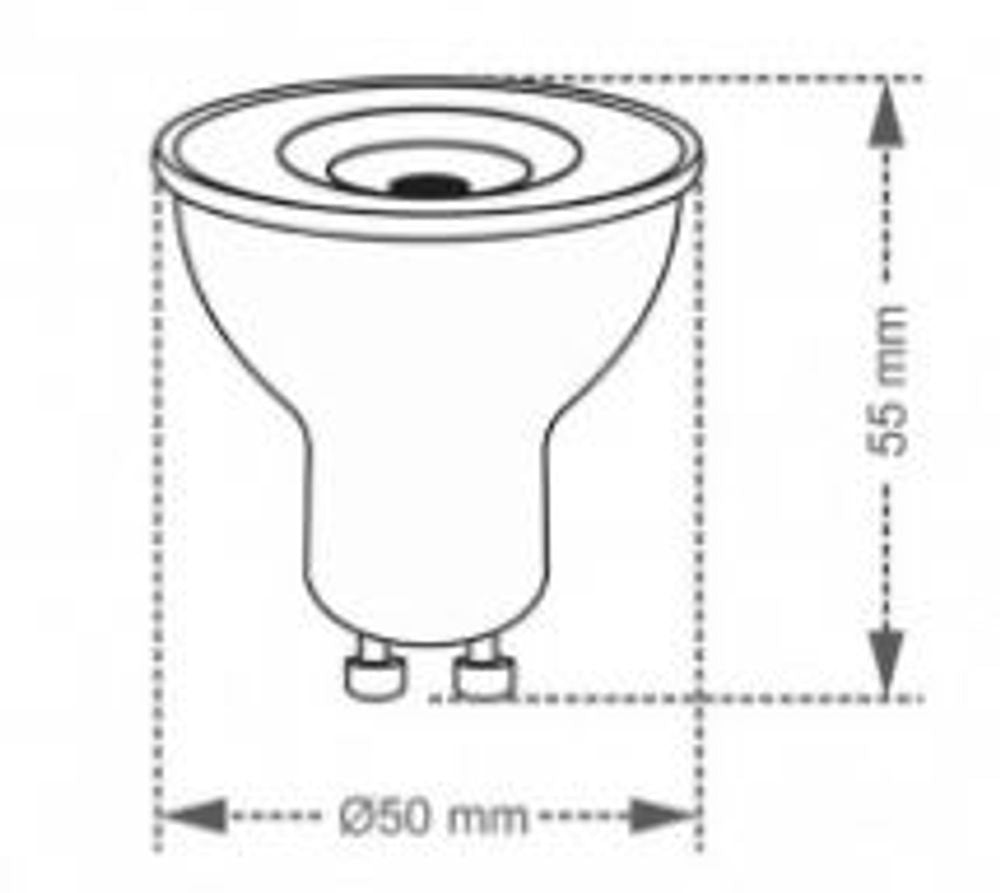 Lampada Dicroica Tdl 35 4,9w 6500k Gu10 - Thony Ferragem