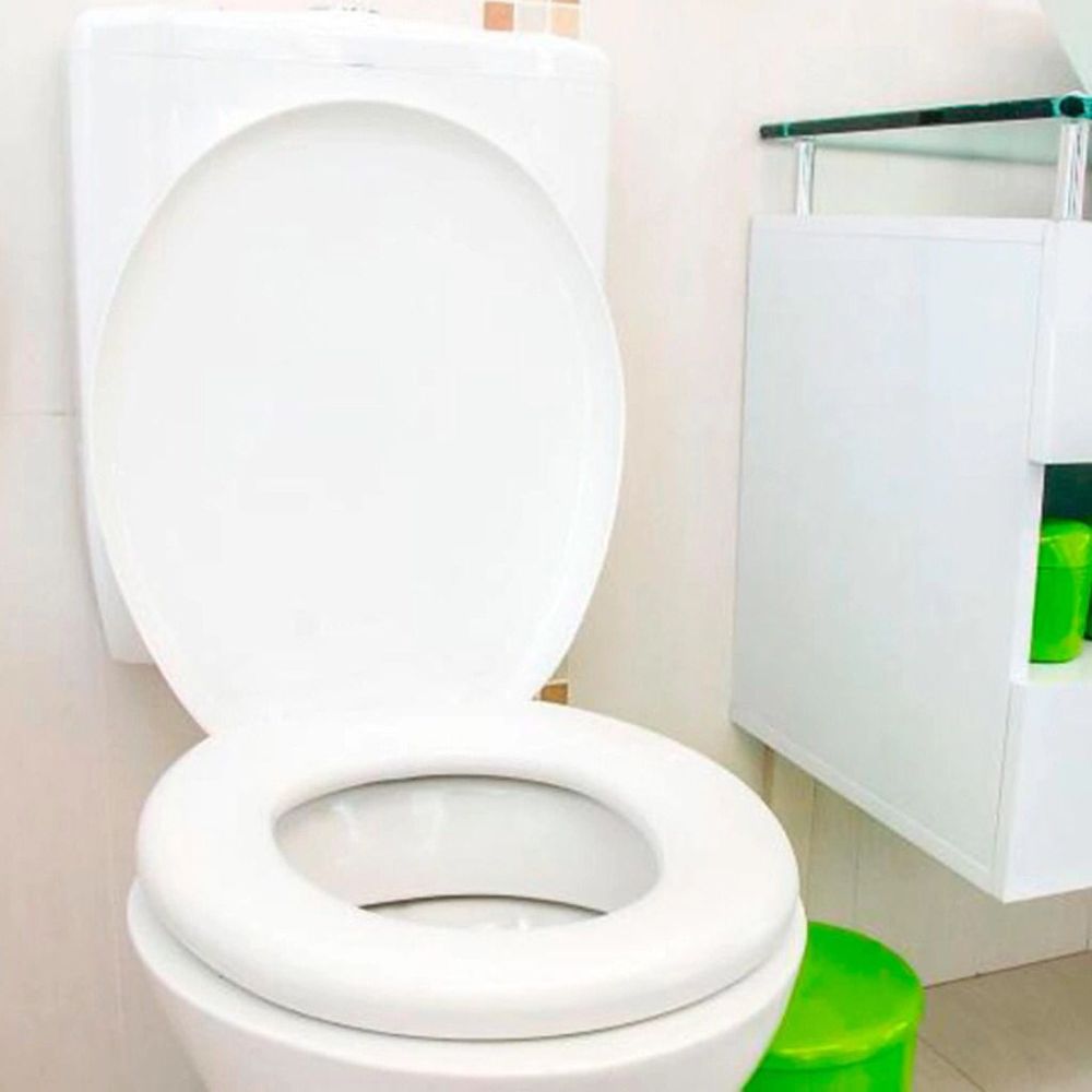 Assento Almofadado Oval Perfumado Branco Astra - Thony Ferragem