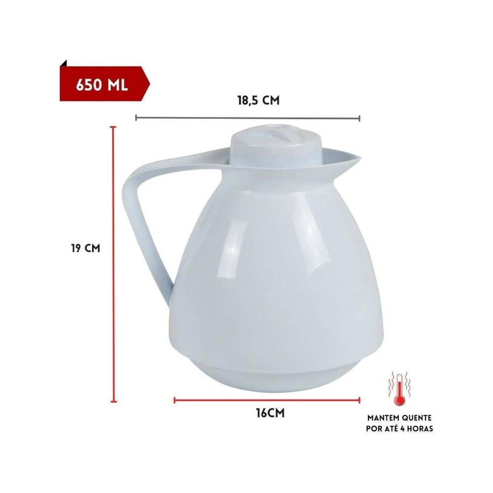 Bule Amare 650ml Branco - Thony Ferragem