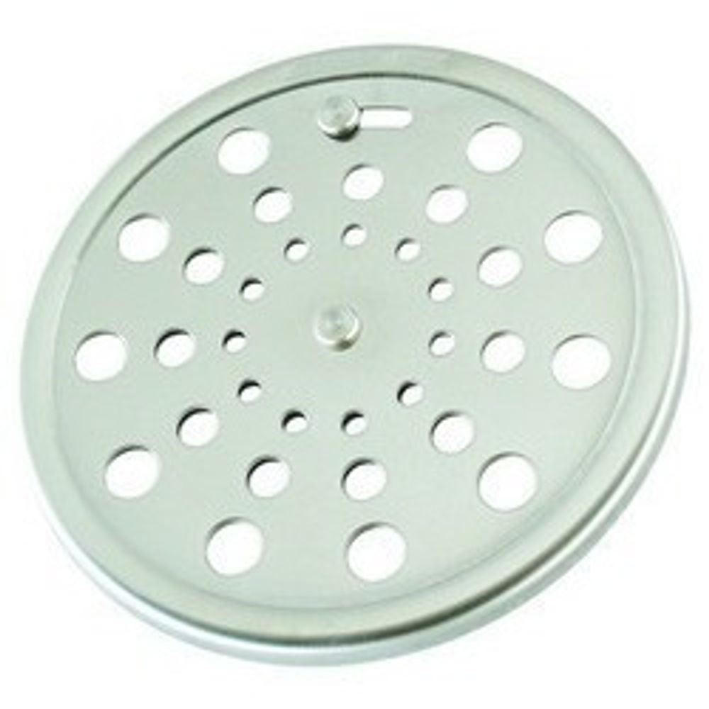 Grelha Inox Redonda 150mm C/ Fecho C/ Moldura 2987 - Thony Ferragem