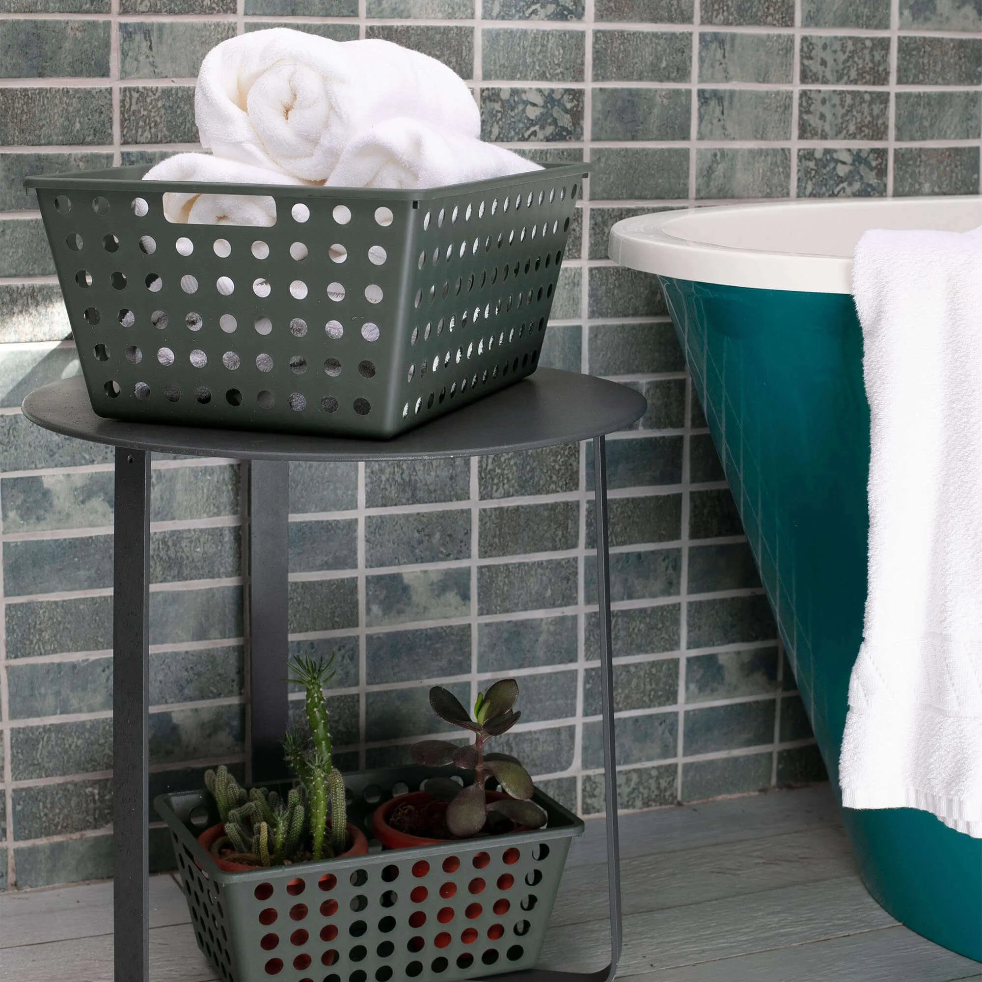 Cestão Organizador 38,6 L Verde Amazon Coza - Thony Ferragem