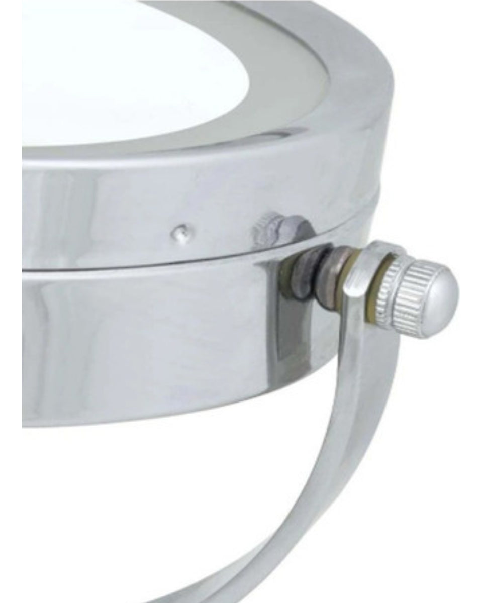 Espelho Aumento Dupla Face C/ Iluminacao Mor - Thony Ferragem