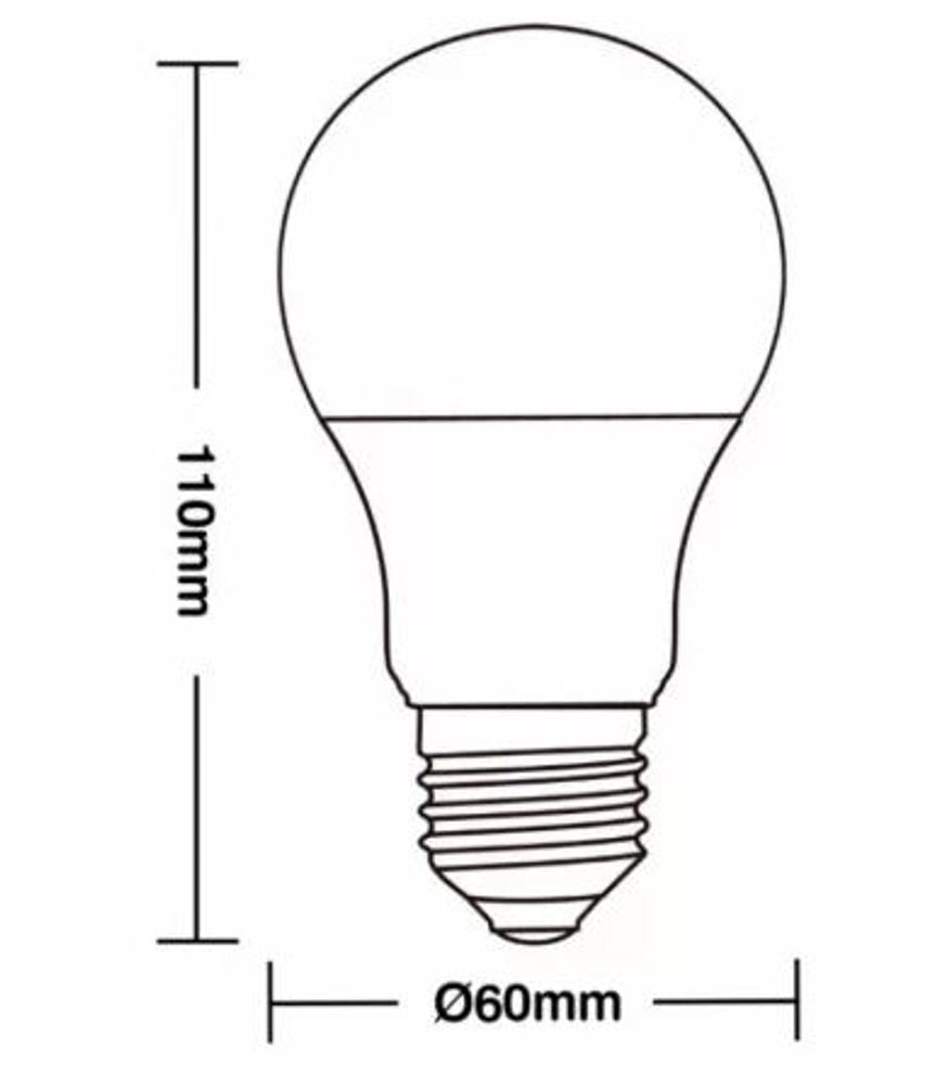 Lampada Led Bulbo Tkl 60 9w 6500k Taschibra - Thony Ferragem