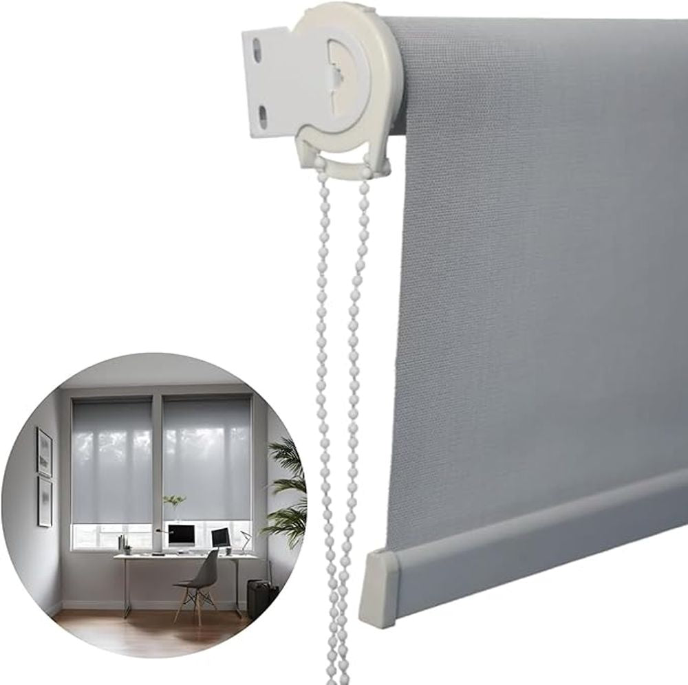 Persiana Rolo Solar 100x160 Cinza Atlas - Thony Ferragem