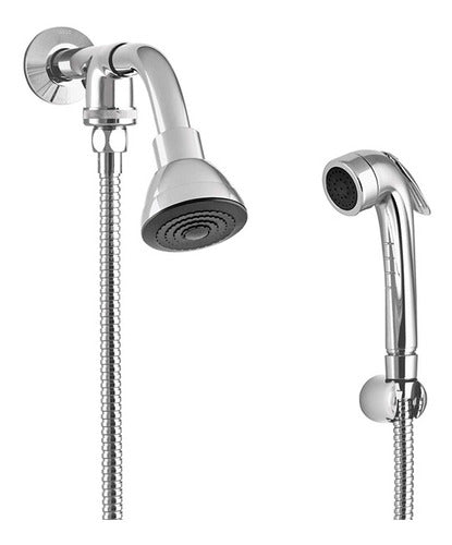 Chuveiro Com Desviador Polido Cromado Bonnaducha Docol - Thony Ferragem