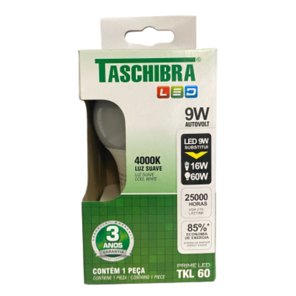 Lampada Led Bulbo Tkl 60 9w 4000k - Thony Ferragem