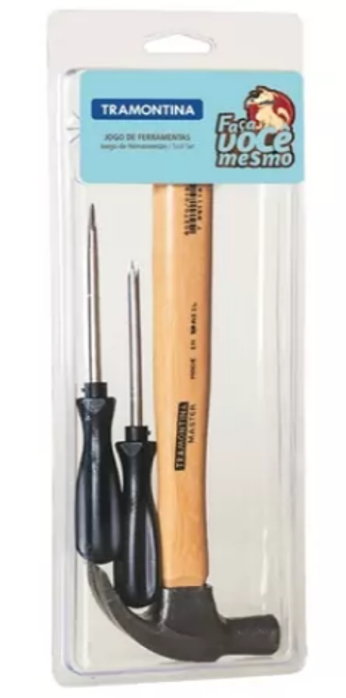 Kit Ferramentas 3 Peças Tramontina - Thony Ferragem