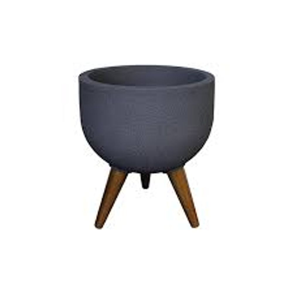 VASO DECORE REDONDO 33 GRAFITE JAPI - Thony Ferragem