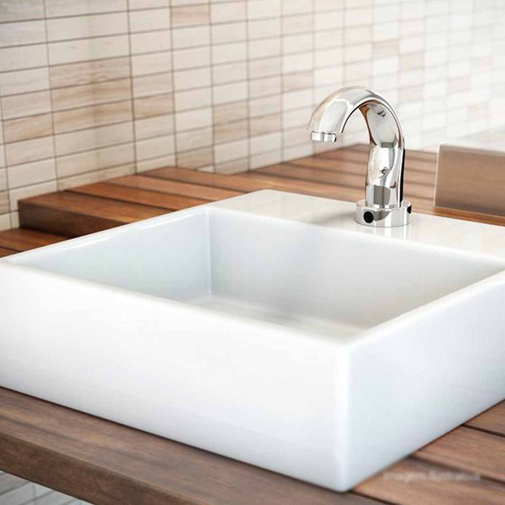 Cuba Sobrepor Quadrada 410mm Branco Gelo Deca - Thony Ferragem