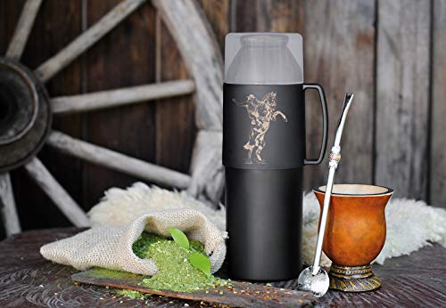 Garrafa Térmica Farroupilha 1 Litro Preta Mor - Thony Ferragem