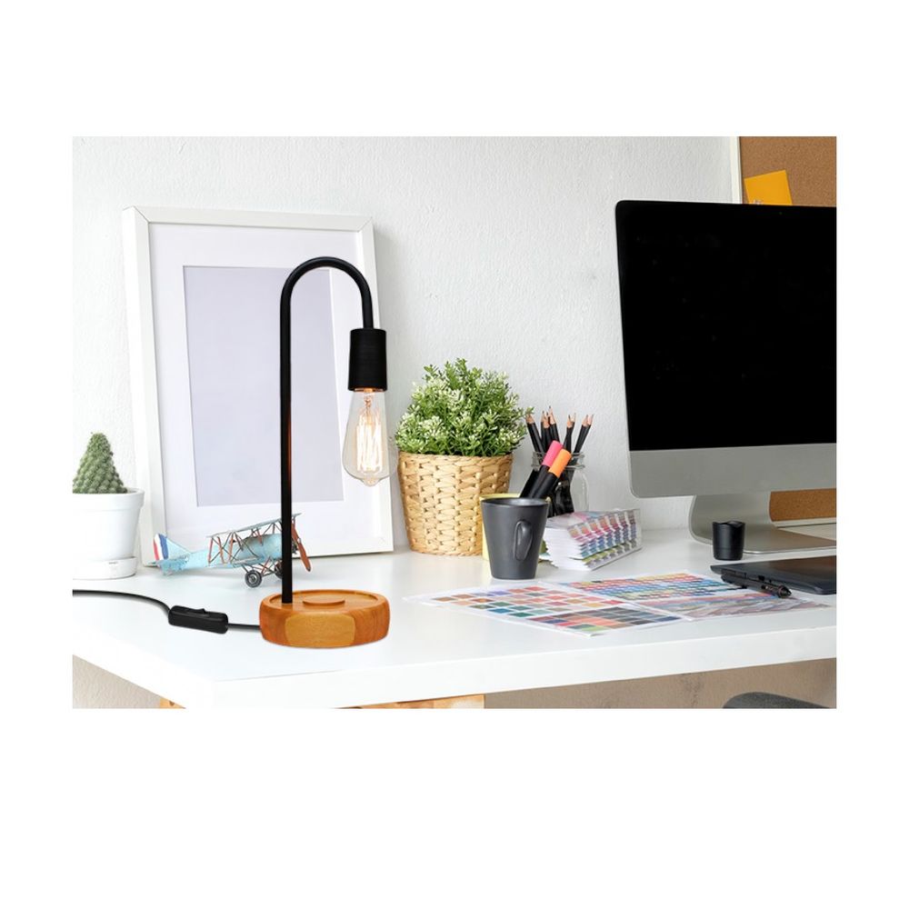 Abajur Flam 1xe27 Preto Fosco Taschibra - Thony Ferragem