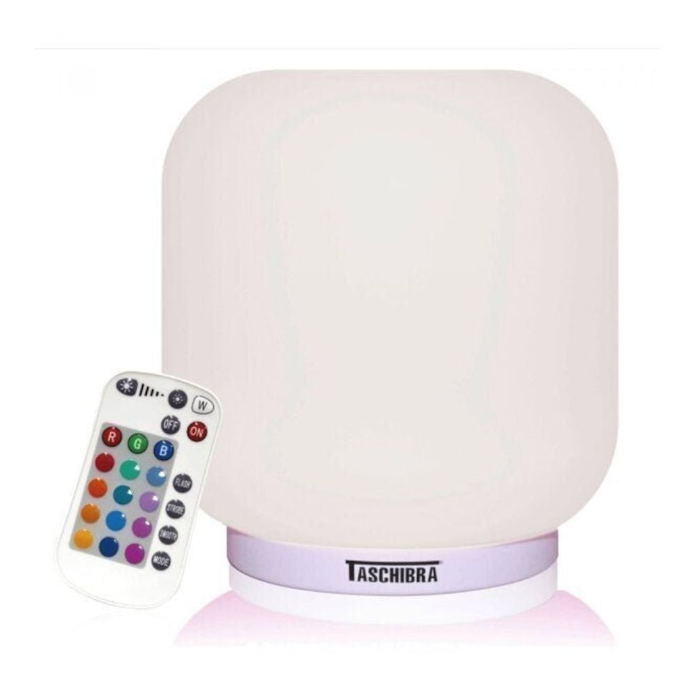 Luminária Mesa Led Jujuba C/controle Rgb 8w Taschibra - Thony Ferragem