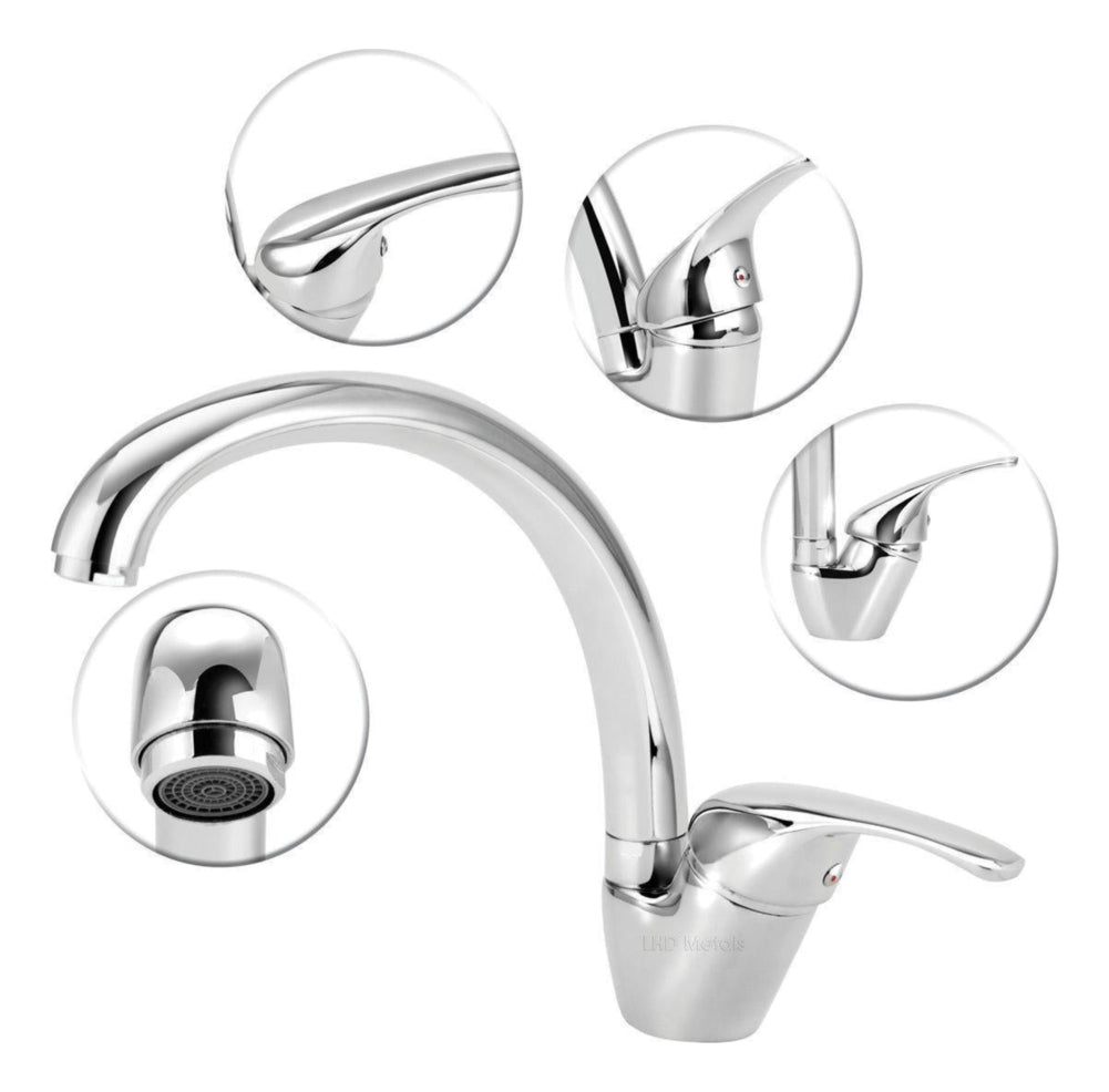 Misturador Mono de Cozinha Balcão Bica Alta Rainha Metais - Thony Ferragem