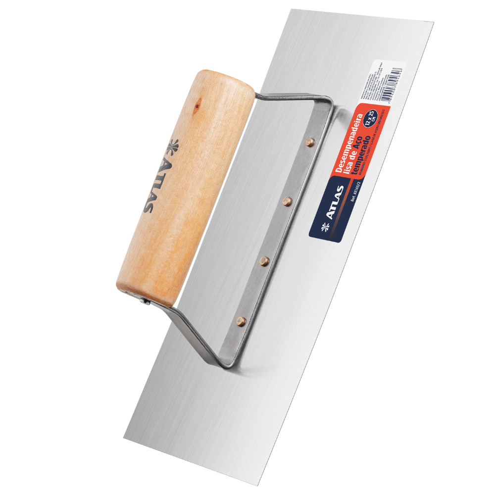 Desempenadeira Metalica Canto Redondo - Thony Ferragem