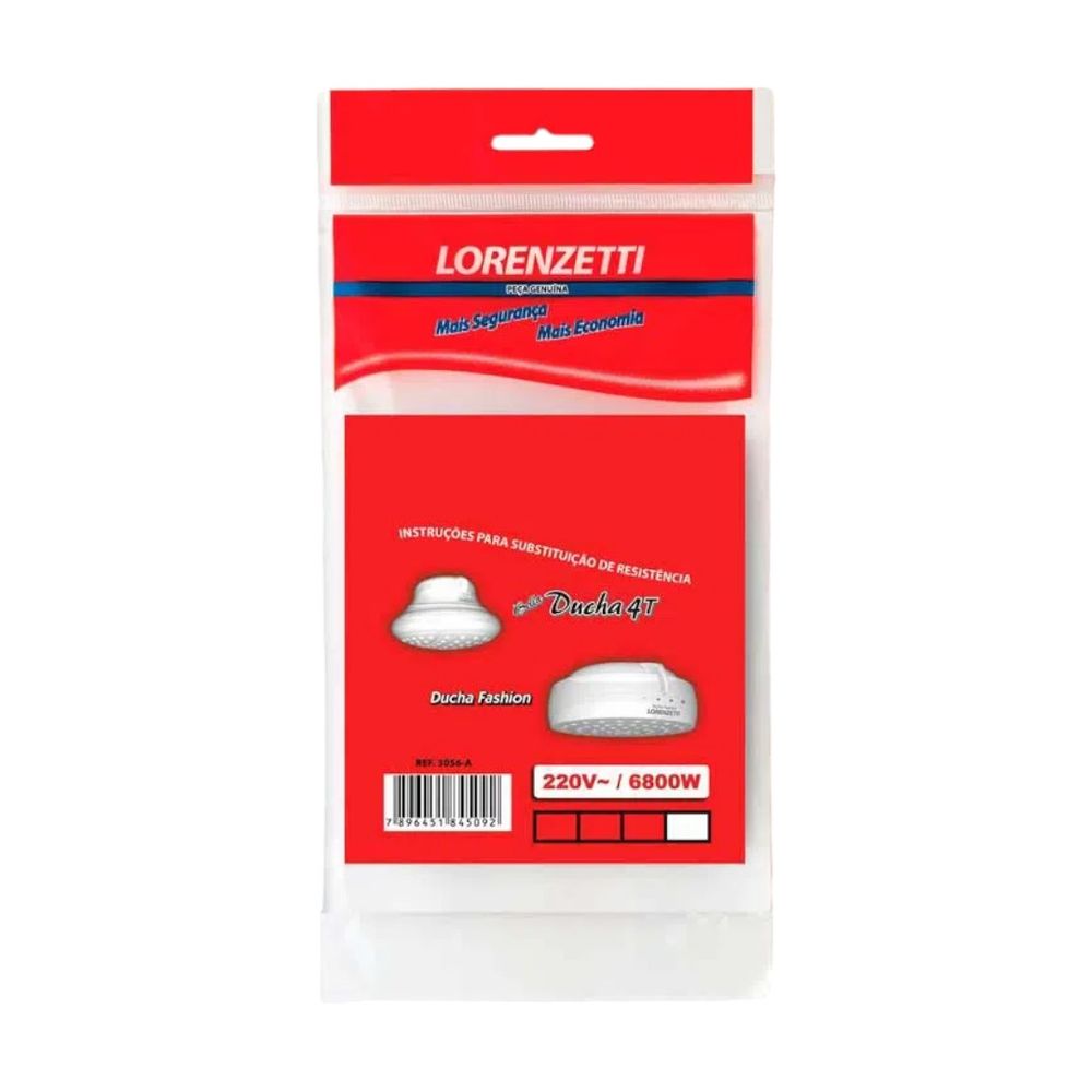 Resistencia Lorenzetti Bella Ducha 4t/Fashion 220v - Thony Ferragem