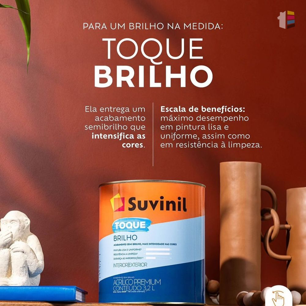 Toque Brilho Branco Neve 3,6L Suvinil - Thony Ferragem