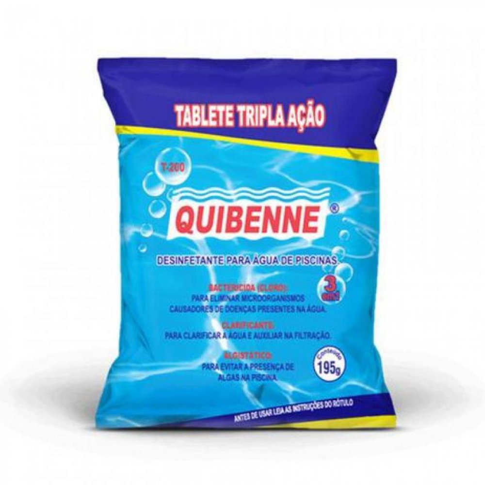 Cloro Tripla Acao Pastilha 200g Quibenne - Thony Ferragem