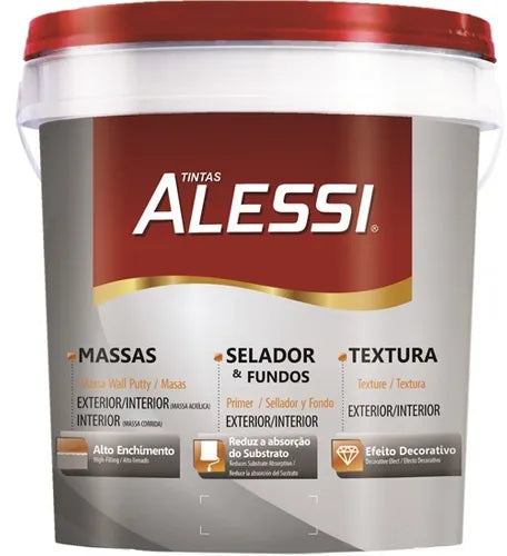 Massa Corrida Balde 25kg Alessi - Thony Ferragem