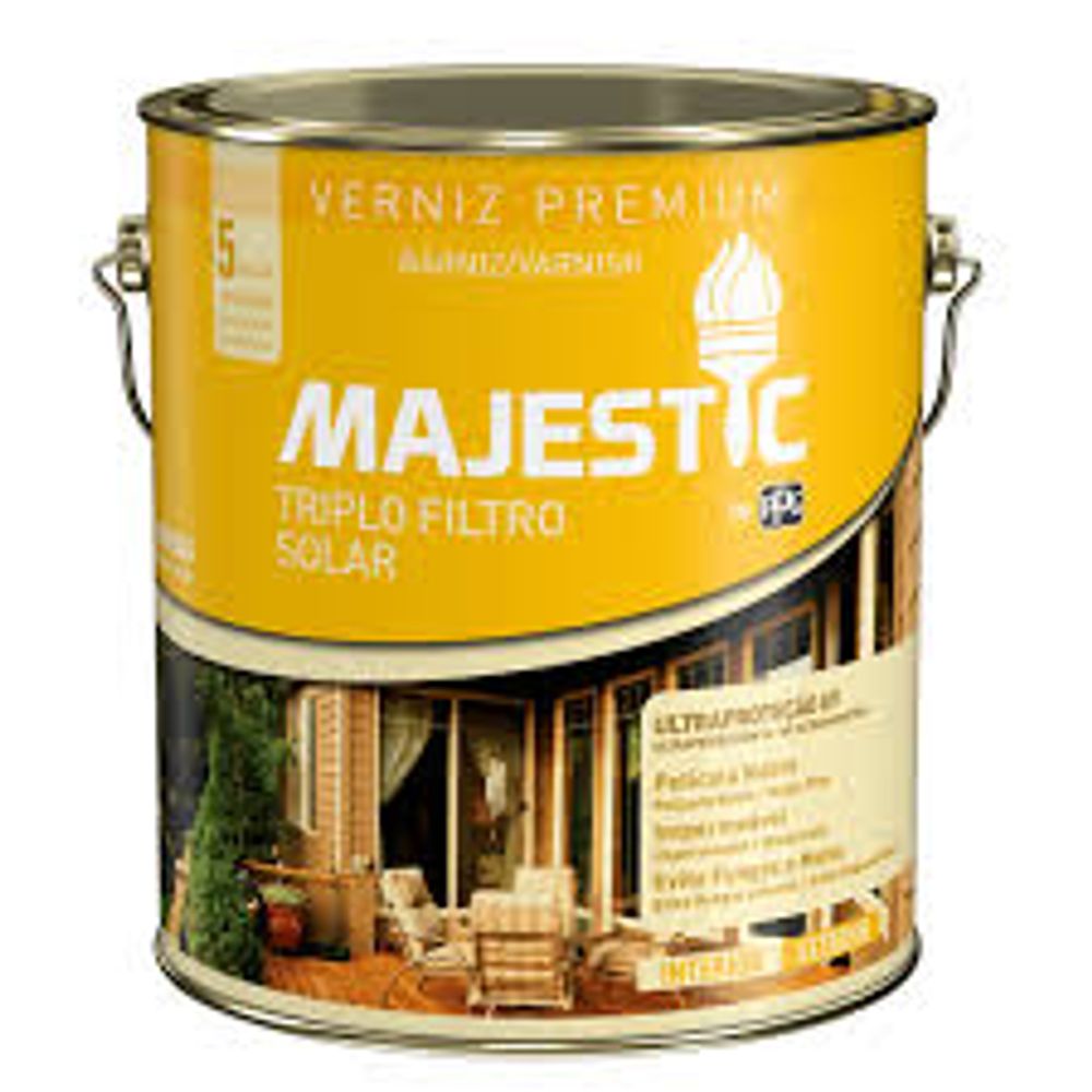 VERNIZ T.FILTRO SOLAR MAJESTIC ACET. NATURAL 900ML PPG