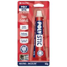 Silicone Polystic Eco Uso Geral 40g Pulvitec - Thony Ferragem