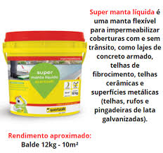 Impermeabilizante Super Manta Liquida Cinza 12kg Quartzolit - Thony Ferragem