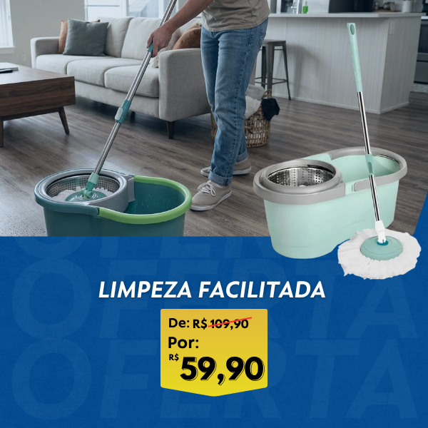 Mop Giratório para Uso Doméstico 12L