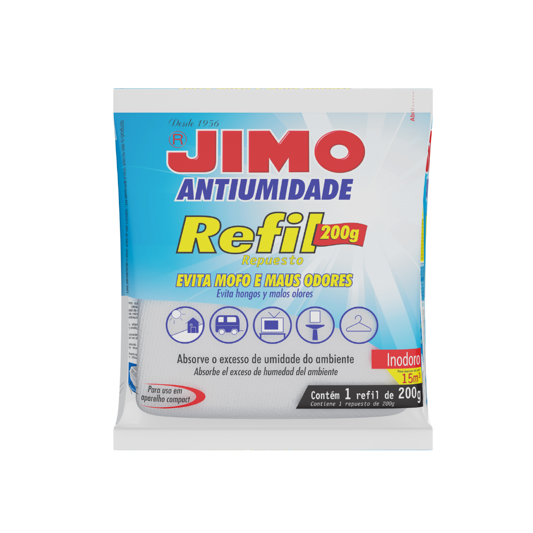 Anti-Umidade Compact Inodoro Refil 200g Jimo