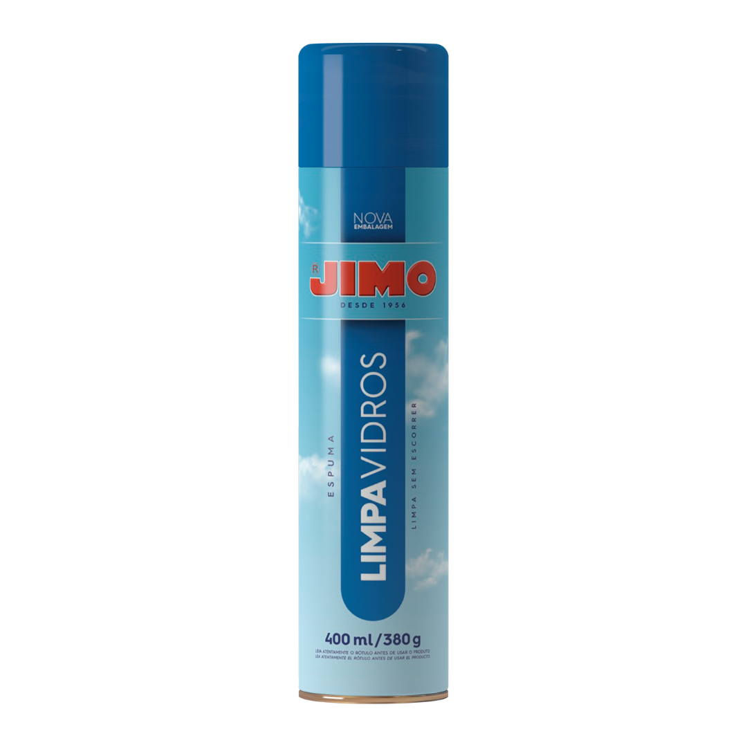 Limpa Vidro Aerossol 400ml Jimo
