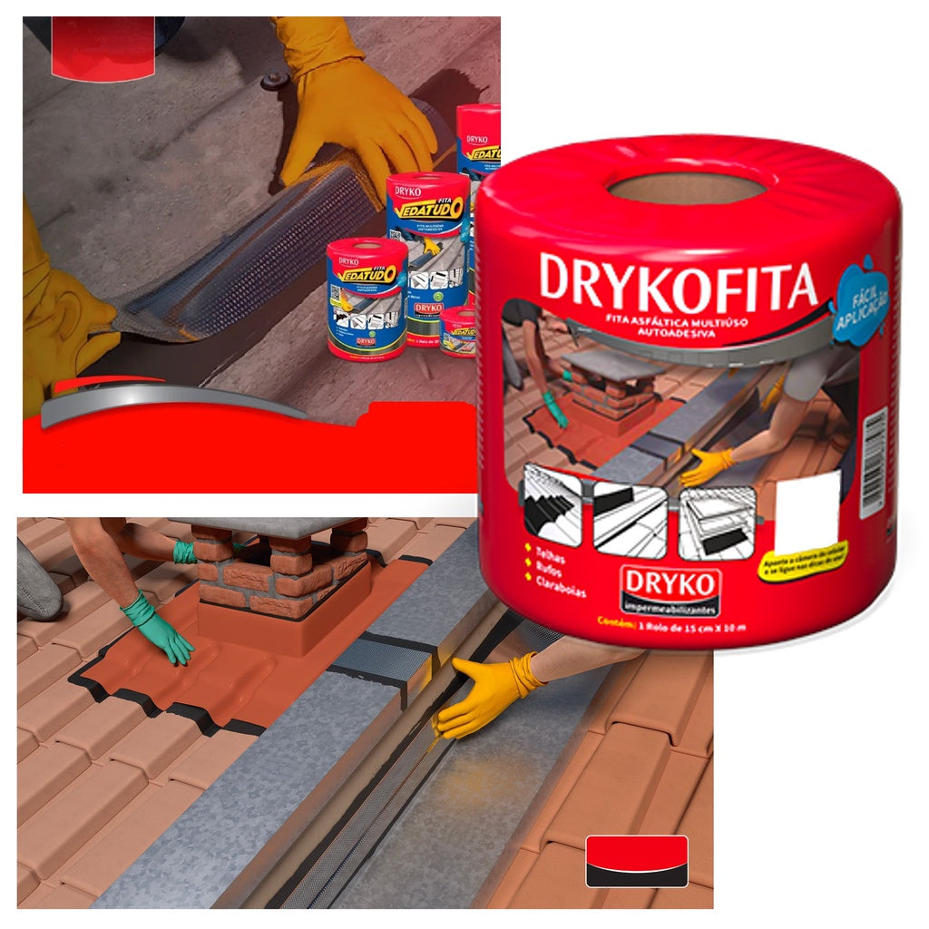 Fita Asfaltica Aluminio Dryko - Thony Ferragem