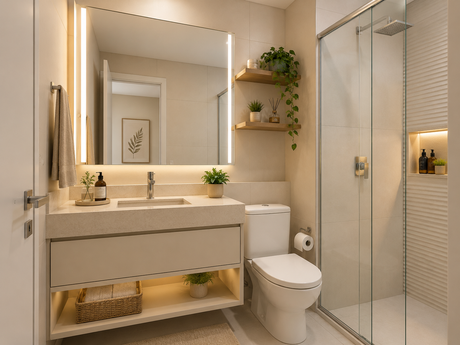 Como Decorar Banheiros Pequenos: 8 Estratégias que Ampliam o Espaço