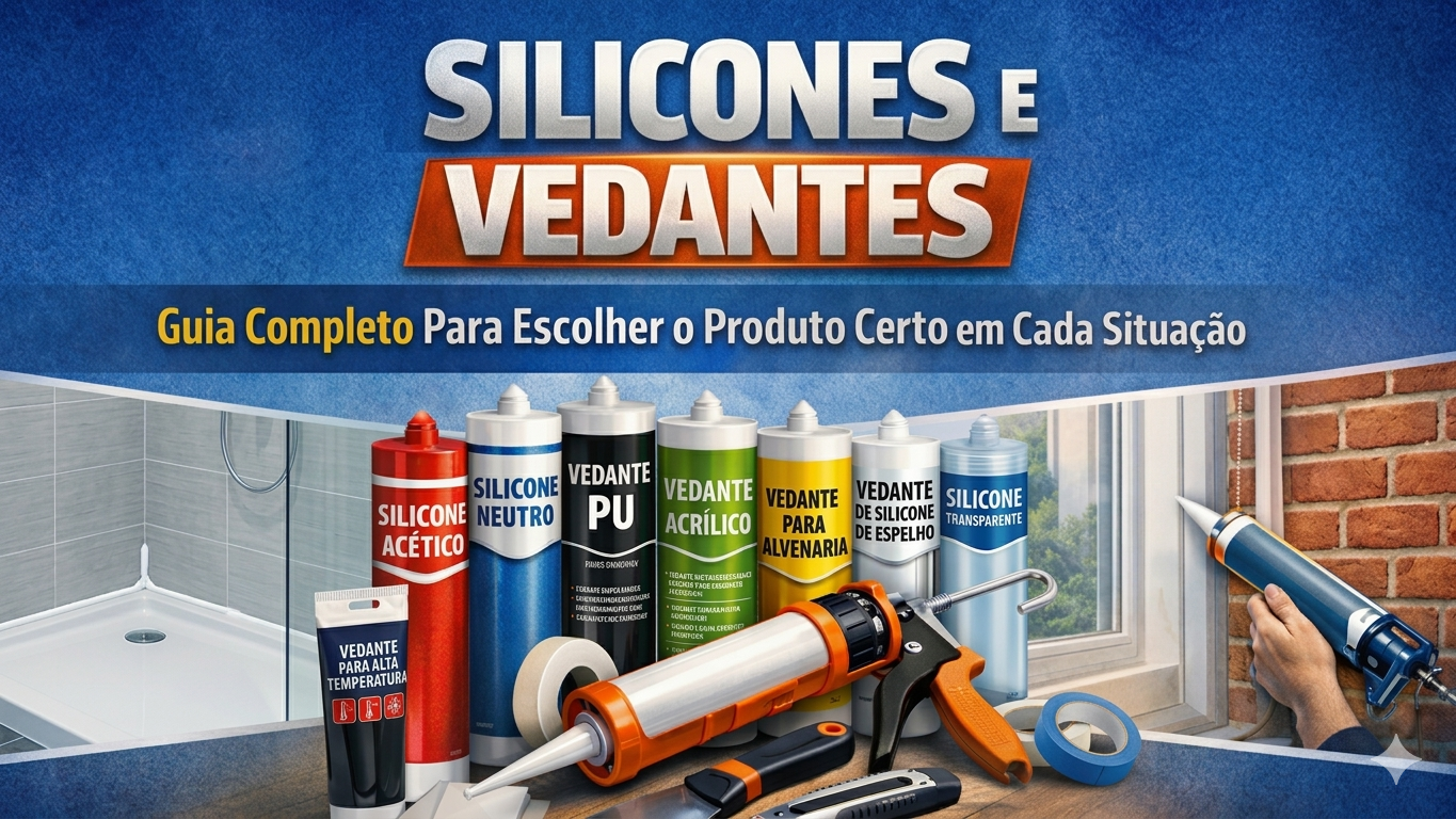 Guia Completo Para Escolher o Silicone ou Vedante Correto em Cada Situação