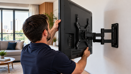 Suporte de TV: fixo ou articulado, qual serve e como instalar sem cair