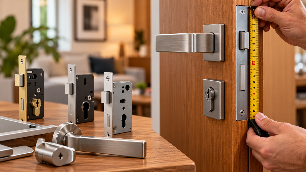 Fechadura: qual serve na sua porta e como medir antes de comprar