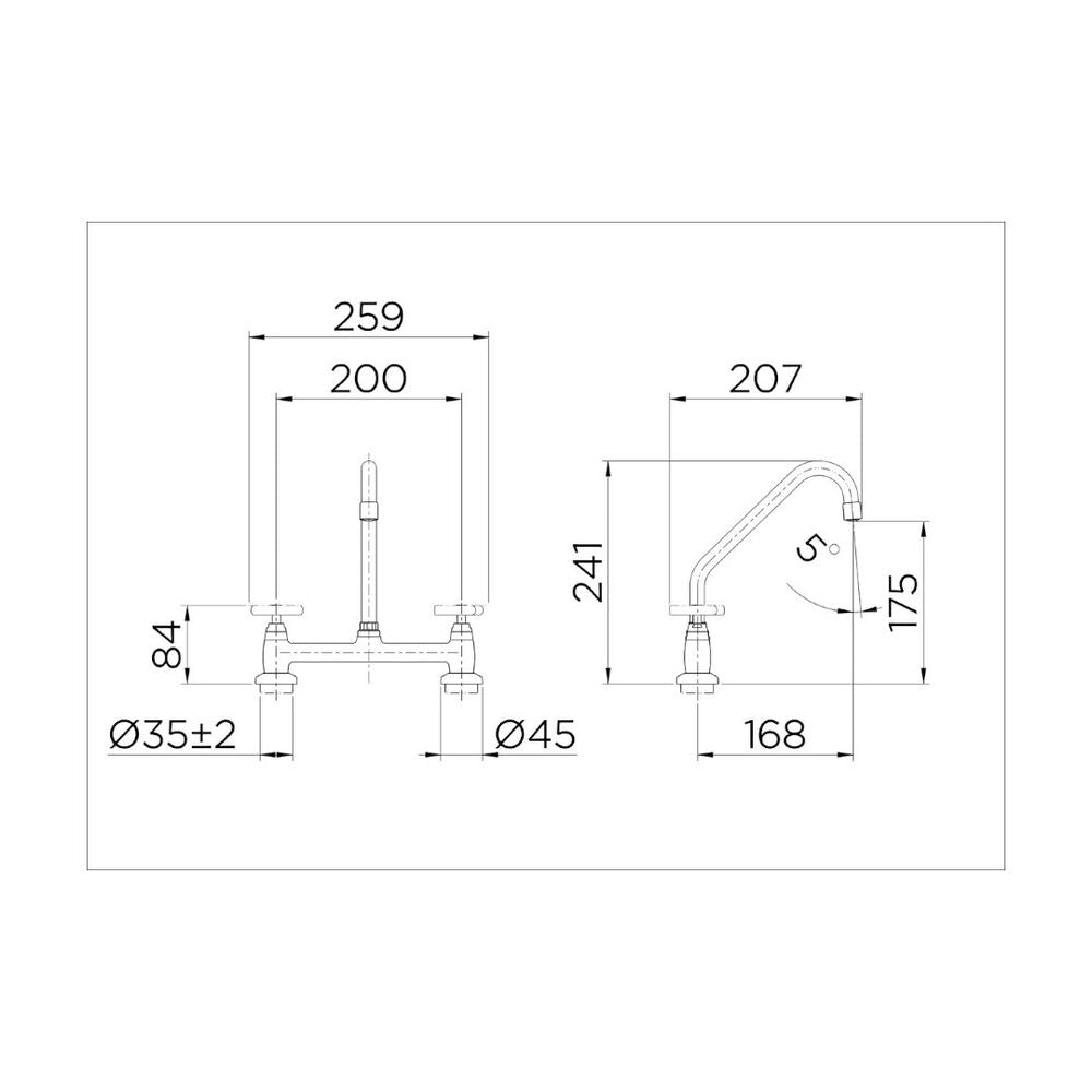 Misturador Mesa Cozinha 1/2 Primor Docol