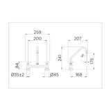Misturador Mesa Cozinha 1/2 Primor Docol - Thony Ferragem