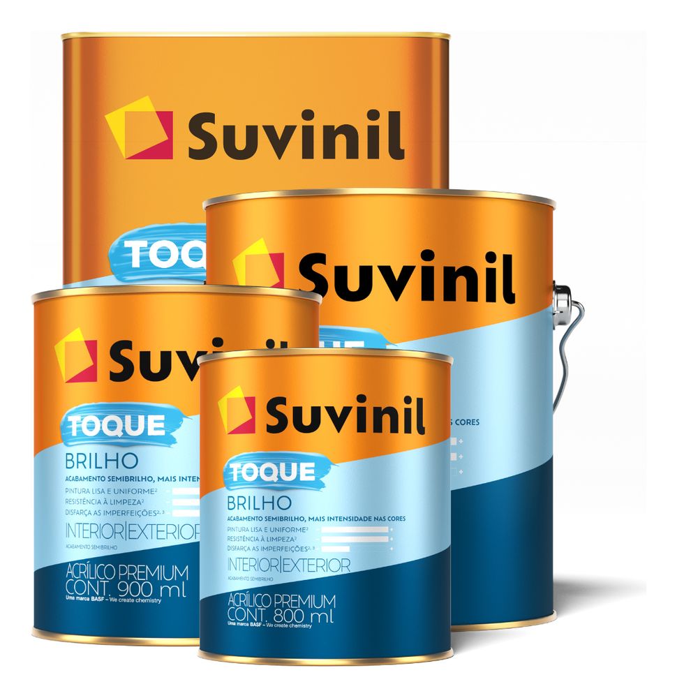 Toque Brilho Branco Neve 3,6L Suvinil - Thony Ferragem