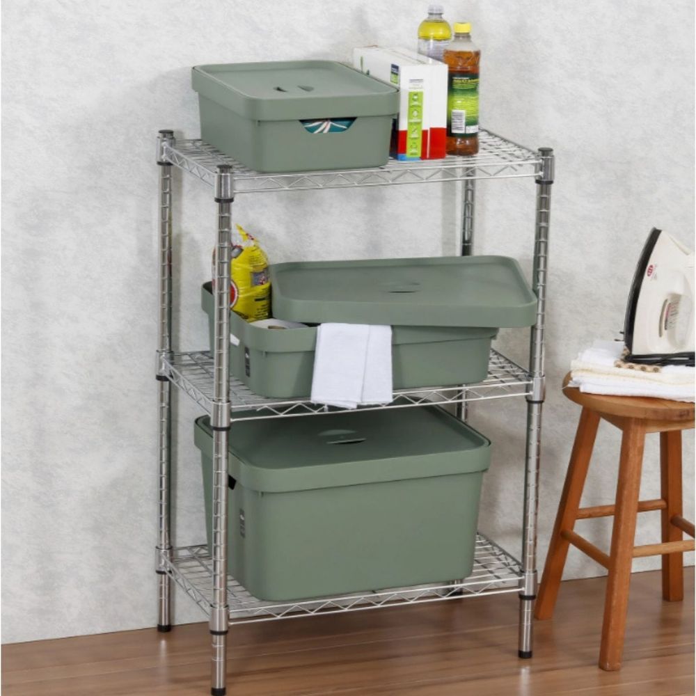 Caixa Organizadora Cube Mini Verde Eucalipto OU
