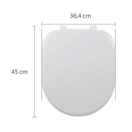 Assento Almofadado para Bacia Deca Carrara Branco Astra - Thony Ferragem