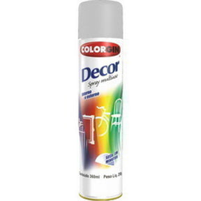 Spray Colorgin Decor Branco Fosco 844 - Thony Ferragem