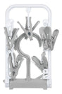 VARAL DOBRAVEL COM 12 PRENDEDORES - Thony Ferragem
