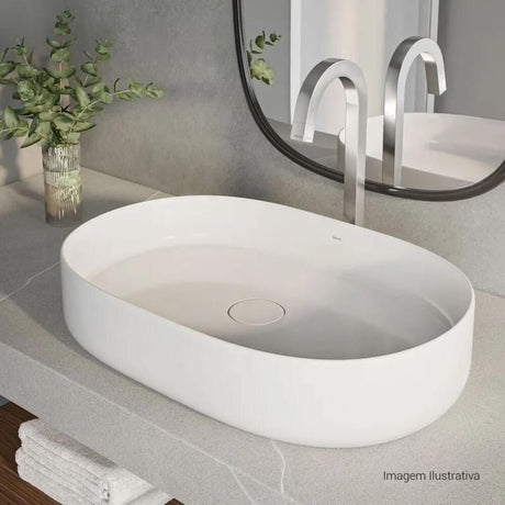 Cuba De Apoio Oval 60 Cm Slim Branco L.14060.17 Deca - Thony Ferragem