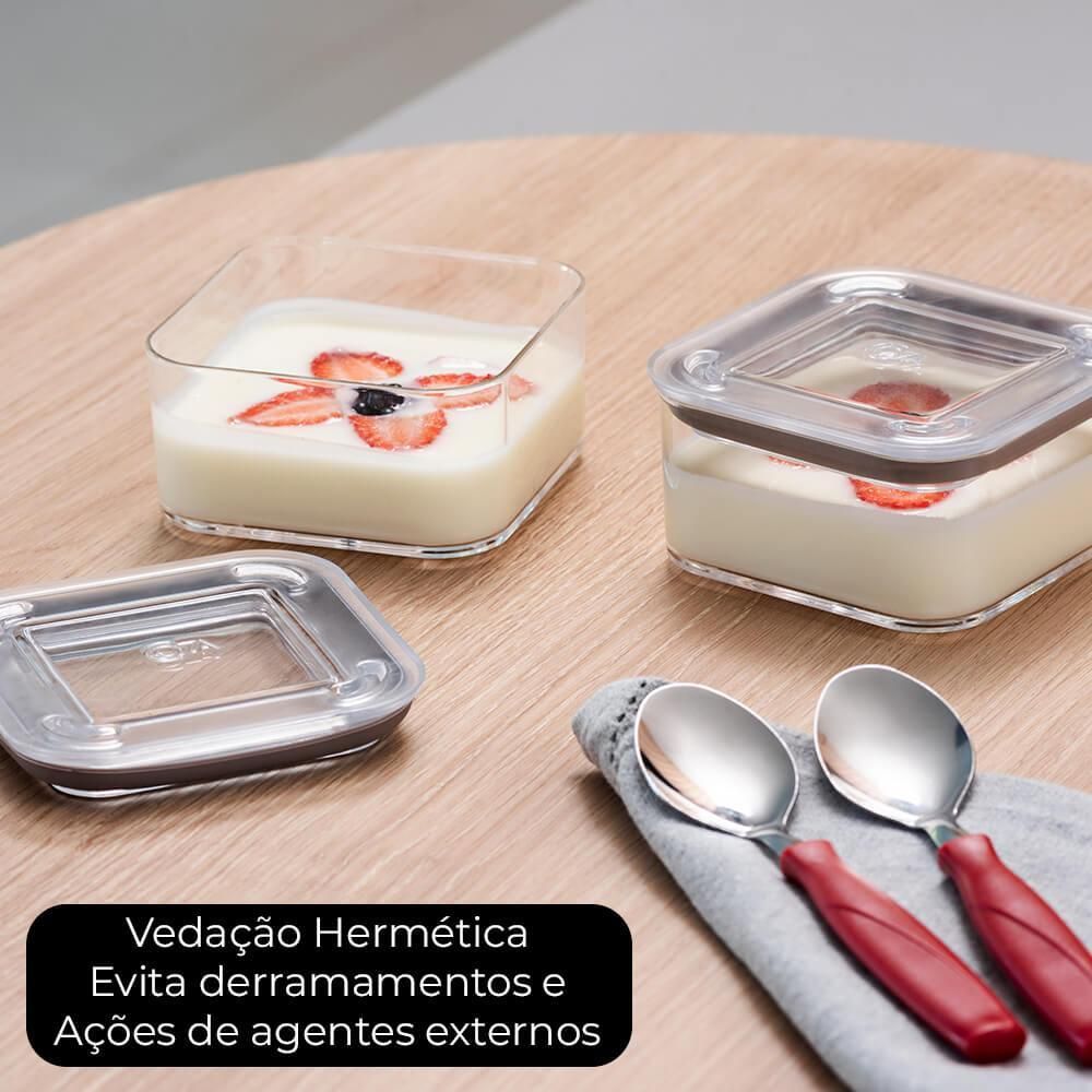 Pote Hermético  580ml Cristal Coza
