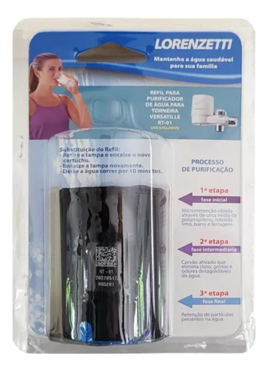 Refil Para Filtro De Torneira Versatille Rt01 - Lo