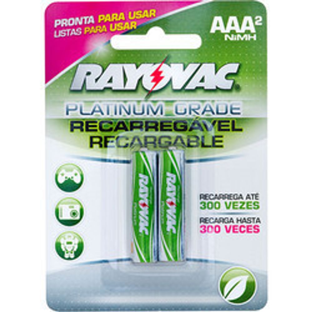 Pilha Recarregavel Palito Aaa Cartela C/ 2pc - Thony Ferragem