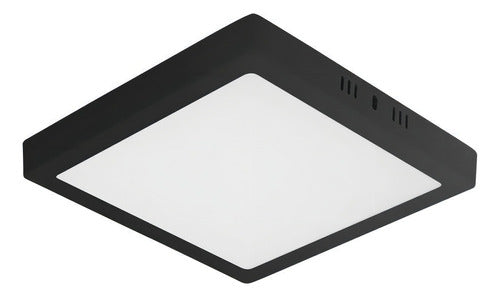 Painel De Led Quadrado Sobrepor 18w Preto 3000k Taschibra - Thony Ferragem