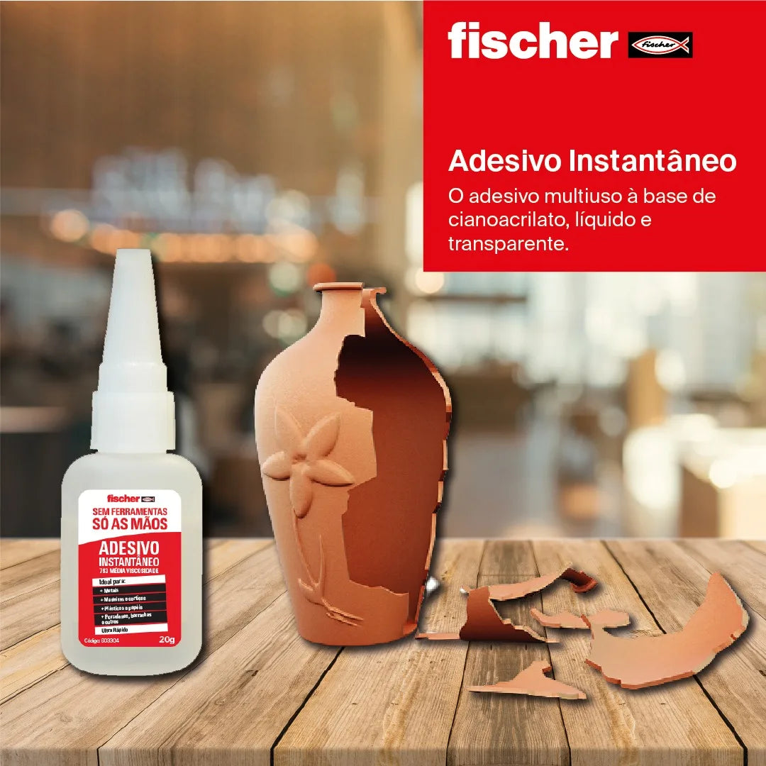 Adesivo Instantaneo 20g Fischer - Thony Ferragem