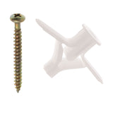 Bucha Frog+Parafuso Aglomer. 4,5x45mm Cartela BemFixa - Thony Ferragem