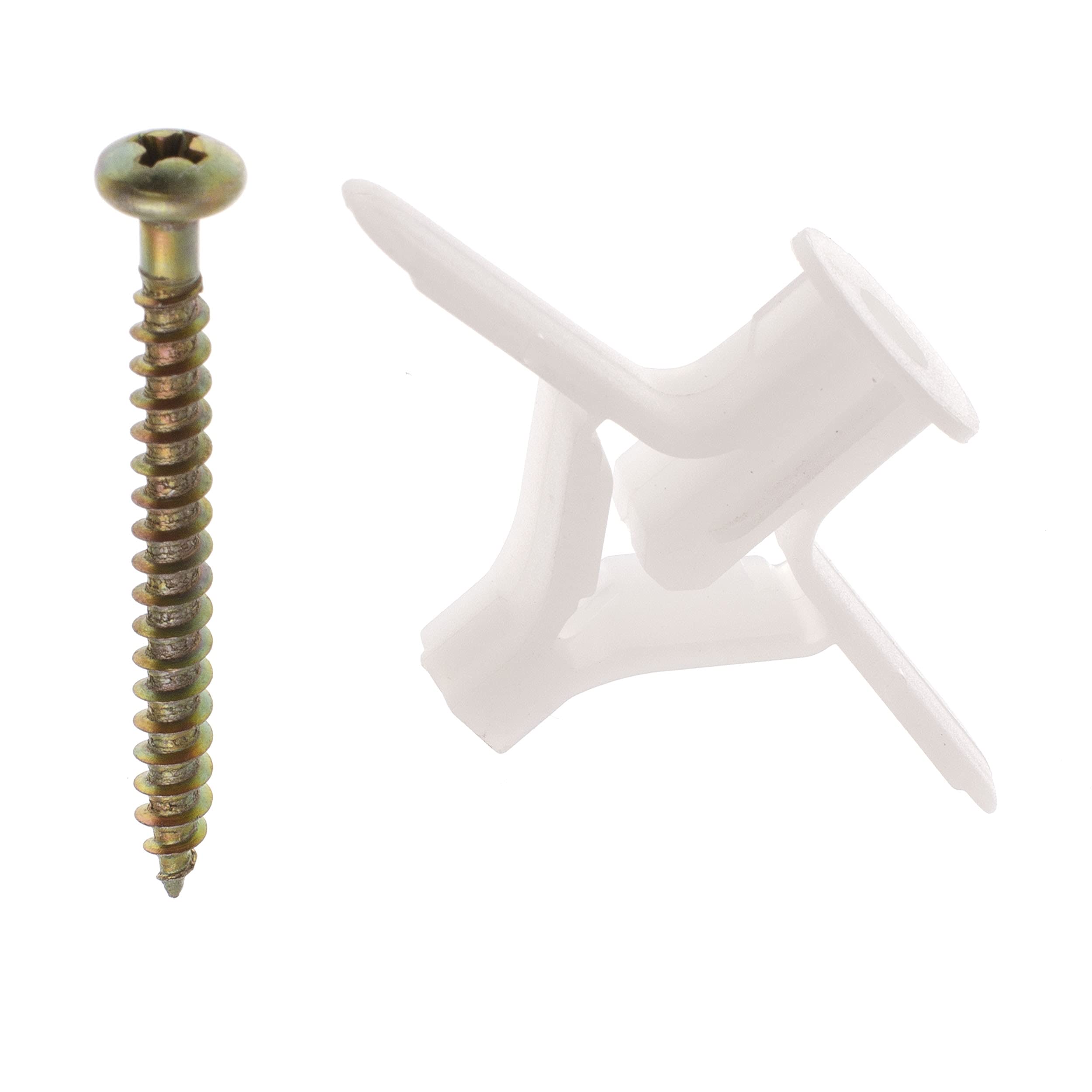 Bucha Frog+Parafuso Aglomer. 4,5x45mm Cartela BemFixa