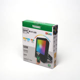 Refletor Smart   Wi-Fi LED 50w Rgb+Cct Preto Taschibra - Thony Ferragem