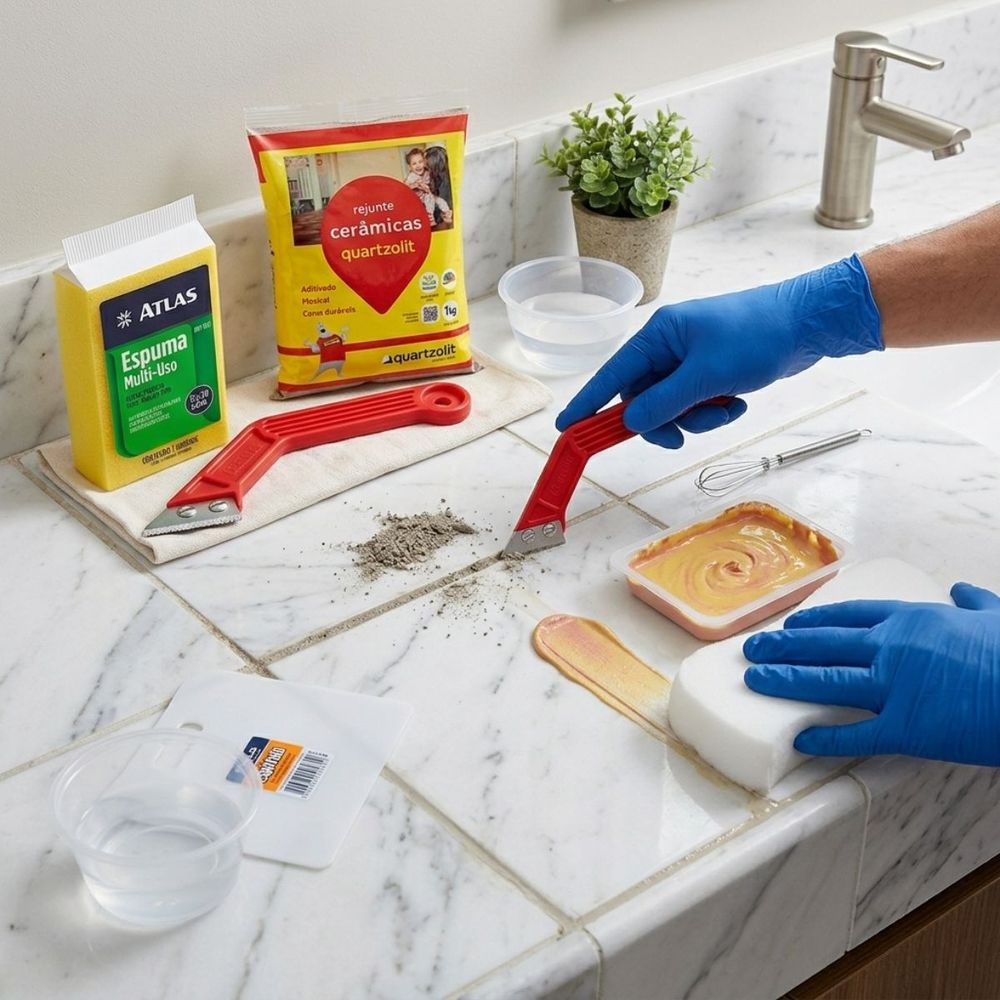 Kit Renovação de Rejunte – Limpeza e Acabamento